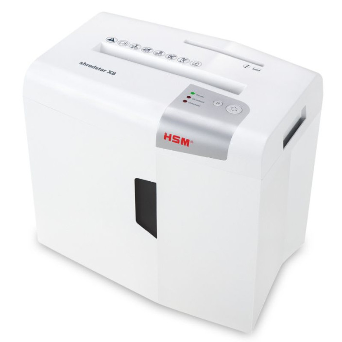Niszczarka HSM SHREDSTAR X8 4,5x30 mm CD biała 1044121