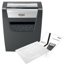 Niszczarka Rexel Momentum X312, konfetti, P-3, 12 kart., 23l, czarna