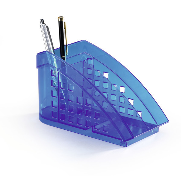 Organizer na biurko DURABLE Trend niebieski przeźroczysty