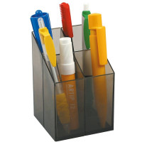 Organizer na długopisy ICO z przegrodami czarny