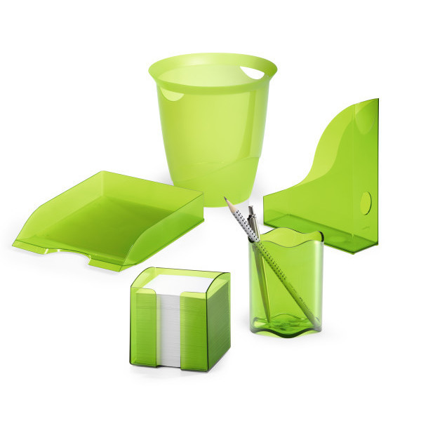 Organizer na karteczki DURABLE Trend zielony bezbarwny 1701682017 