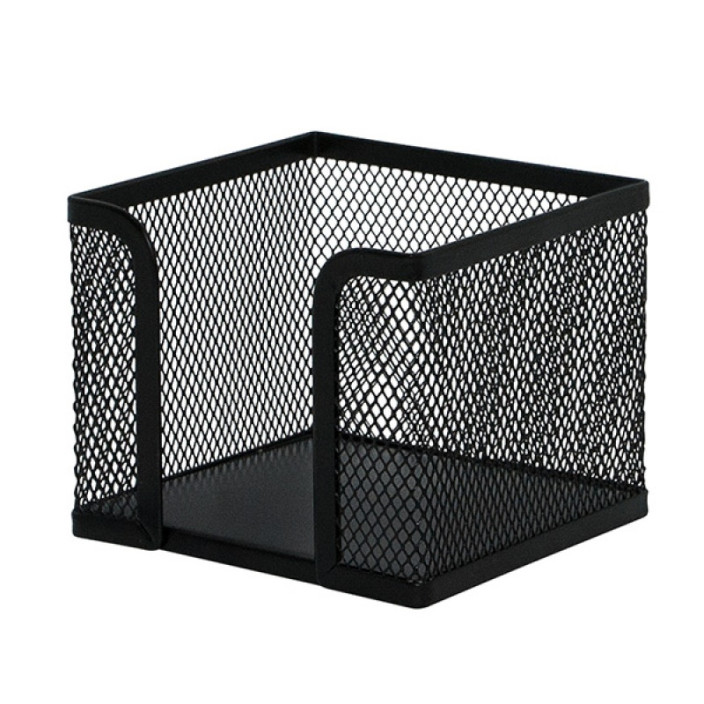 Organizer na karteczki Q-CONNECT Office Set metalowy czarny KF00878 