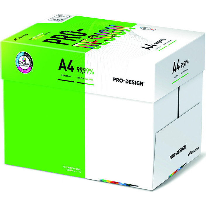Papier PRO-DESIGN A4 100g do drukarki i ksero 500 ark. ryza