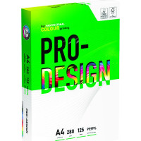 Papier PRO-DESIGN A4 280g do drukarki i ksero 125 ark. ryza 