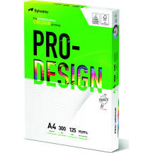 Papier PRO-DESIGN A4 300g do drukarki i ksero 125 ark. ryza