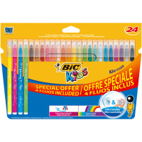 Pisak BIC artystyczny Kids Couleur Fluo kpl. 24szt.