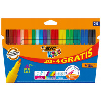 Pisak BIC artystyczny Kids Visa kpl. 20+4szt.