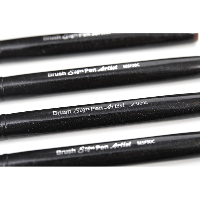 Pisak do kaligrafii PENTEL SESF30C czerwony