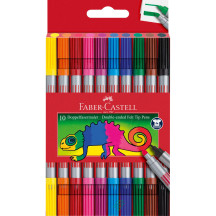 Pisak dwustronny FABER-CASTELL kpl. 10szt.