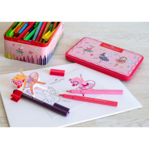 Pisak FABER-CASTELL Connectro Szkatułka kpl. 33szt.