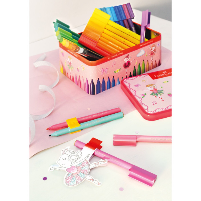 Pisak FABER-CASTELL Connectro Szkatułka kpl. 33szt.