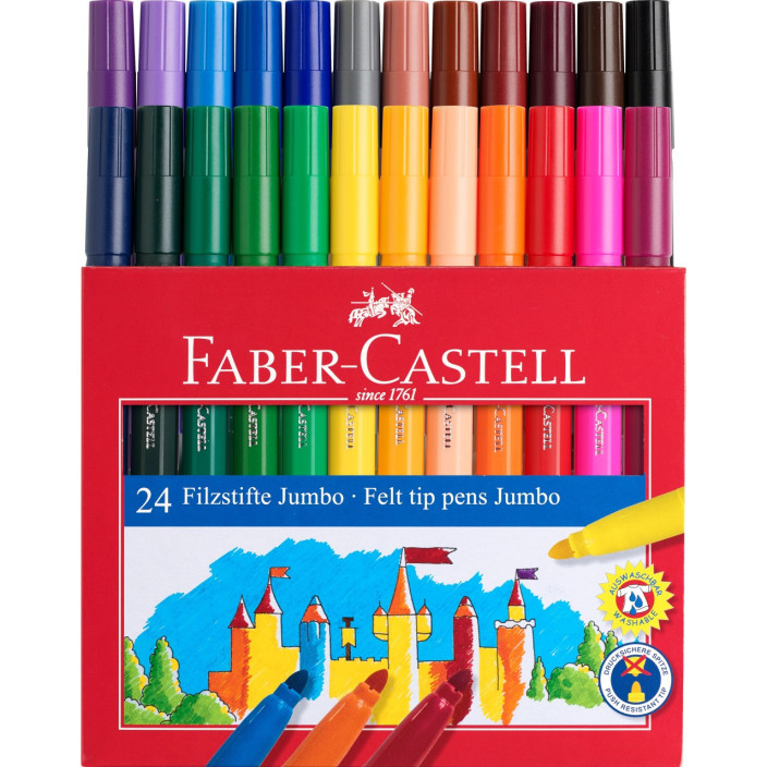 Pisak FABER-CASTELL Jumbo kpl. 24szt.