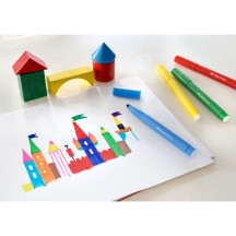 Pisak FABER-CASTELL Jumbo kpl. 24szt.