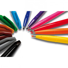 Pisak PENTEL S520 Sign Pen na bazie wody czerwony