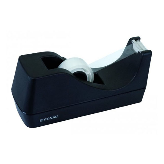 Podajnik do taśmy klejącej DONAU czarny