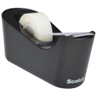 Podajnik do taśmy klejącej SCOTCH C18B czarny + taśma