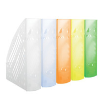 Pojemnik na dokumenty DONAU ażurowy transparentny biały 7462188PL-99 