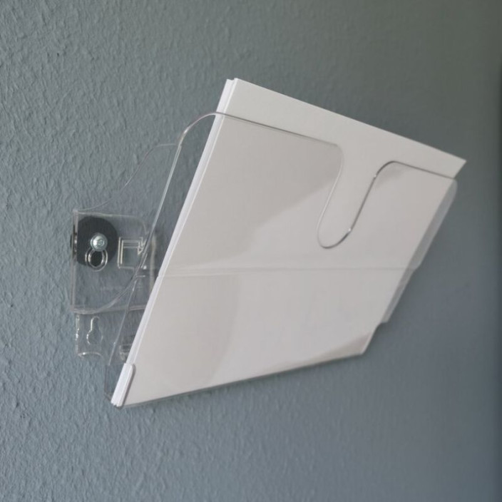 Pojemnik na dokumenty na ścianę DURABLE Flexiplus A4 magnetyczny poziomy transparentny (4)