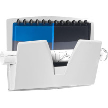 Pojemnik na dokumenty na ścianę magnetyczny CEP Recaption jasno-szary (1)