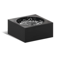 Pojemnik na spinacze biurowe DURABLE CUBO czarny