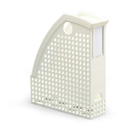 Pojemnik stojący DURABLE Trend ażurowy biały