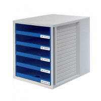 Pojemnik z 5 szufladami HAN Cabinetset otwarty niebieski