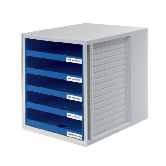 Pojemnik z 5 szufladami HAN Cabinetset otwarty niebieski