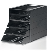 Pojemnik z szufladami DURABLE Idealbox Basic antracytowy - 5 szuflad 1712003058