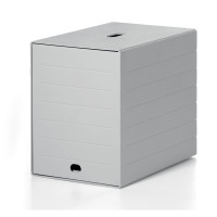 Pojemnik z szufladami DURABLE Idealbox Plus szary - 7 szuflad 1712001050