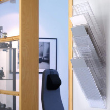 Pojemniki na dokumenty na ścianę DURABLE Flexiboxx A4 zestaw 6 sztuk pionowe białe  (3)