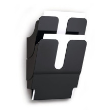 Pojemniki na dokumenty na ścianę DURABLE Flexiplus A4 zestaw 2 sztuki pionowe czarne (1)