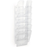 Pojemniki na dokumenty na ścianę DURABLE Flexiplus A4 zestaw 6 sztuk pionowe transparentne