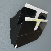 Pojemniki na dokumenty na ścianę DURABLE Flexiplus A4 zestaw 2 sztuki magnetyczne poziome czarne (3)