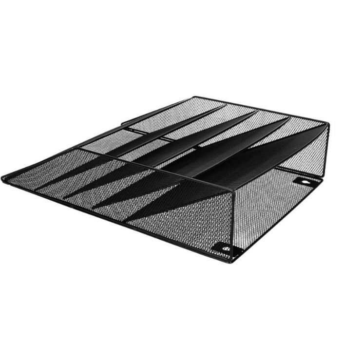 Pojemniki na dokumenty na ścianę Q-CONNECT Office Set zestaw 5 sztuk czarne (5)