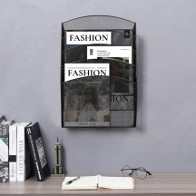 Pojemniki na dokumenty na ścianę Q-CONNECT Office Set zestaw 5 sztuk czarne (8)