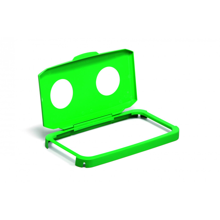 Pokrywa DURABLE Durabin zielona uchylna do pojemnika 60l