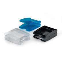 Półka na dokumenty DURABLE Trend ażurowa transparentna niebieska