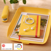 Półka na dokumenty LEITZ Cosy żółta 53580019 