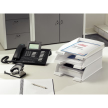 Półka na dokumenty LEITZ Plus biała 52270001