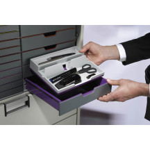 Przybornik na biurko DURABLE Varicolor antracytowy