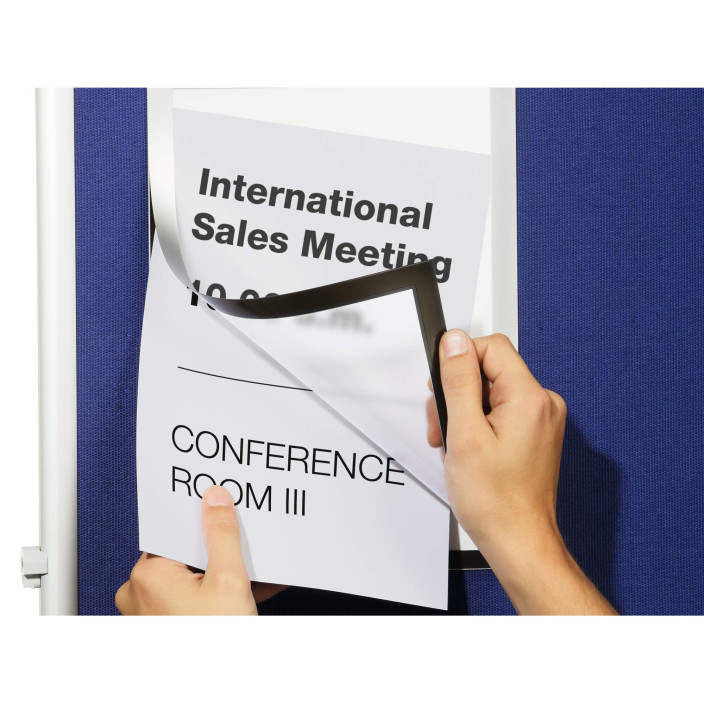 Ramka Duraframe Grip na powierzchnie tekstylne A4 1szt. czarna DURABLE