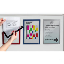 Ramka Duraframe Magnetic magnetyczna A3 5szt. czarna DURABLE