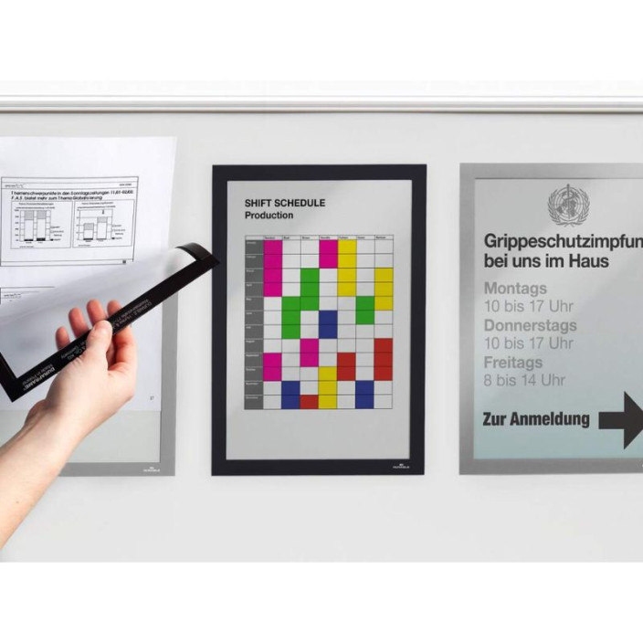 Ramka Duraframe Magnetic magnetyczna A4 5szt. DURABLE żółta 486904