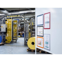 Ramka Duraframe Magnetic magnetyczna A4 5szt. DURABLE żółta 486904