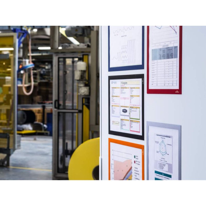 Ramka Duraframe Magnetic magnetyczna A4 5szt. DURABLE żółta 486904