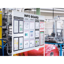 Ramka Duraframe Magnetic magnetyczna A4 5szt. DURABLE żółta 486904