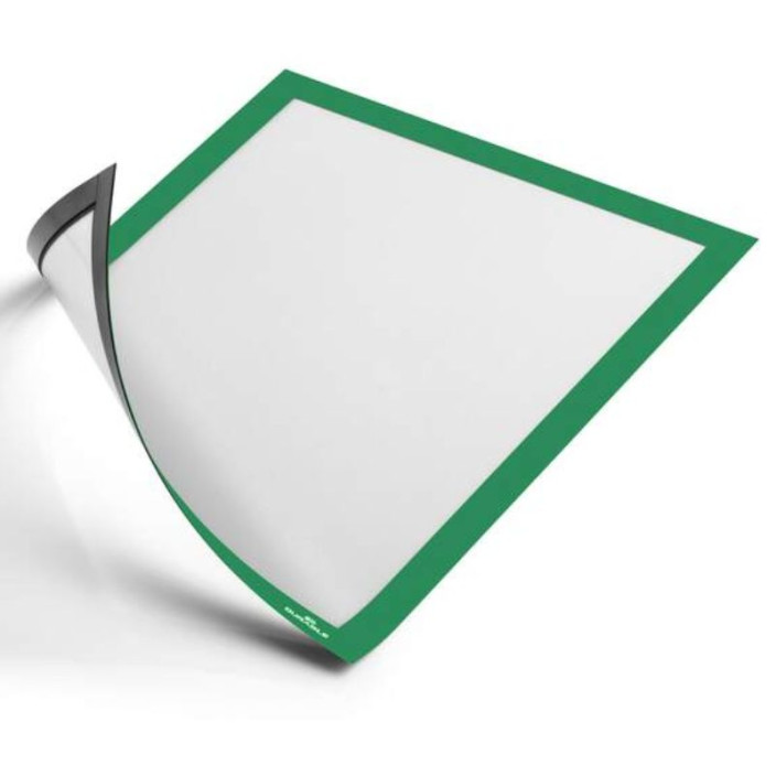 Ramka Duraframe Magnetic magnetyczna A4 5szt. DURABLE zielona