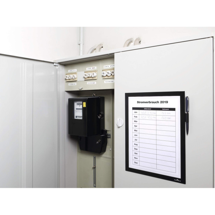 Ramka Duraframe Magnetic Note magnetyczna A4 1szt. czarna DURABLE