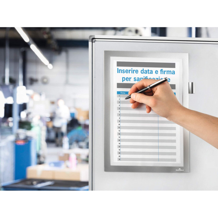 Ramka Duraframe Magnetic Note magnetyczna A4 1szt. czarna DURABLE