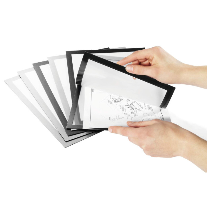 Ramka Duraframe Magnetic Plus magnetyczna A4 2szt. czarna DURABLE